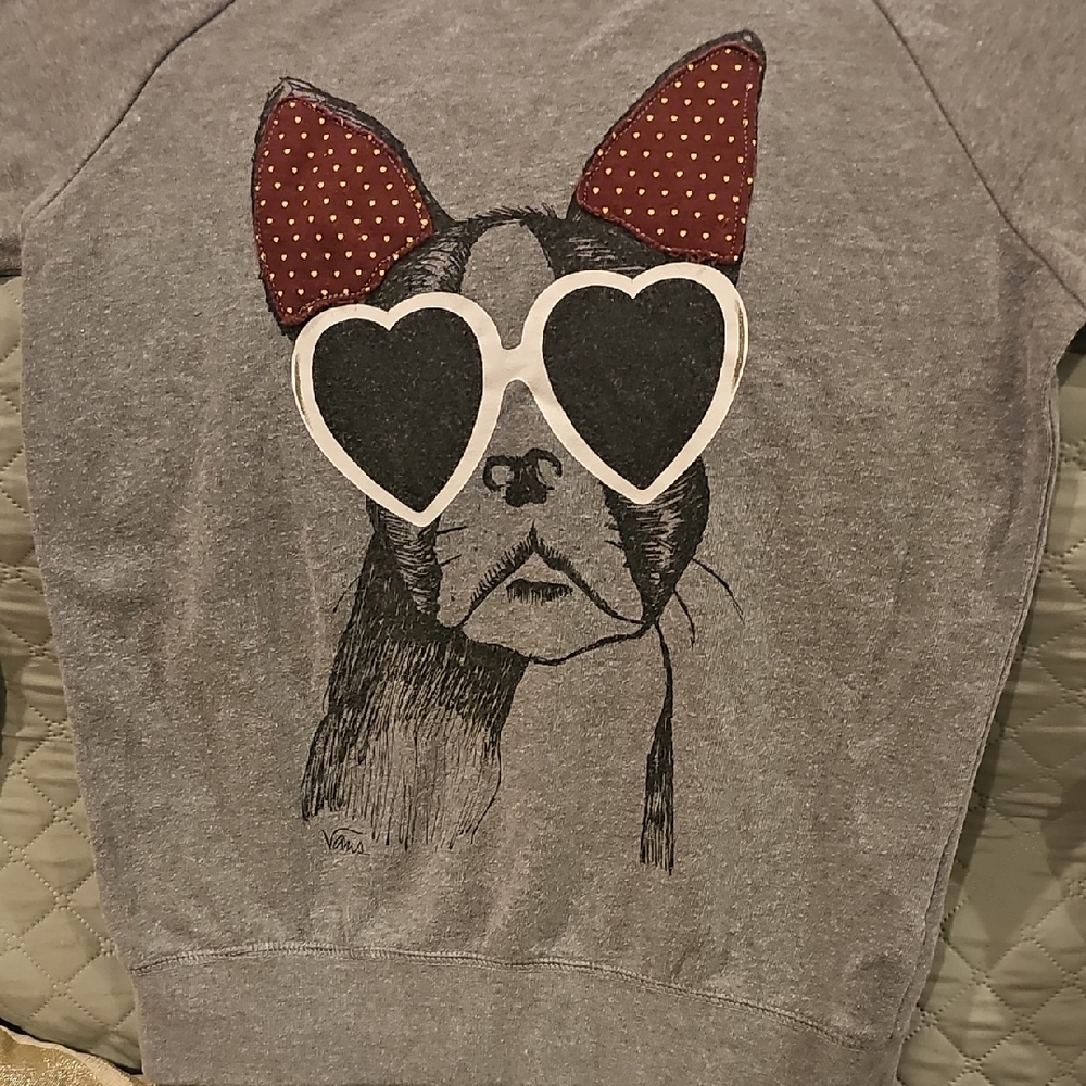 Vans Gray Sweatshirt with Black Label